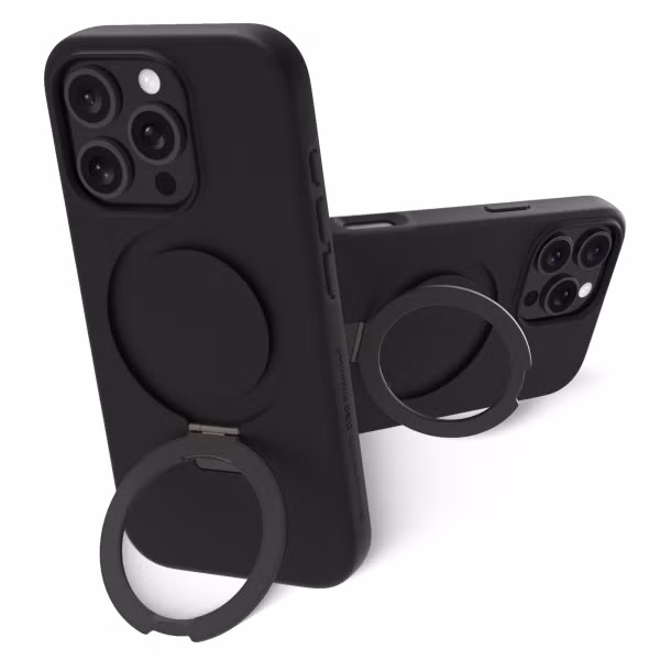 dbramante1928 Iceland Ultra D3O Backcover met MagSafe Stand Apple iPhone 16 Pro Max - Zwart