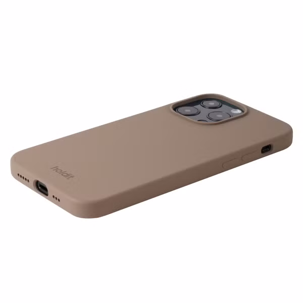Holdit Silicone Case Apple iPhone 13 Pro - Mocha Brown
