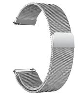 imoshion Milanees magnetisch bandje Samsung Galaxy Watch 4 / 5 / 6 / 7 / FE (20 mm) - Zilver