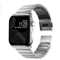 Nomad Magnetische stalen schakelband Apple Watch Series 1 t/m 11 / SE / Ultra (44/45/46/49 mm) - Silver