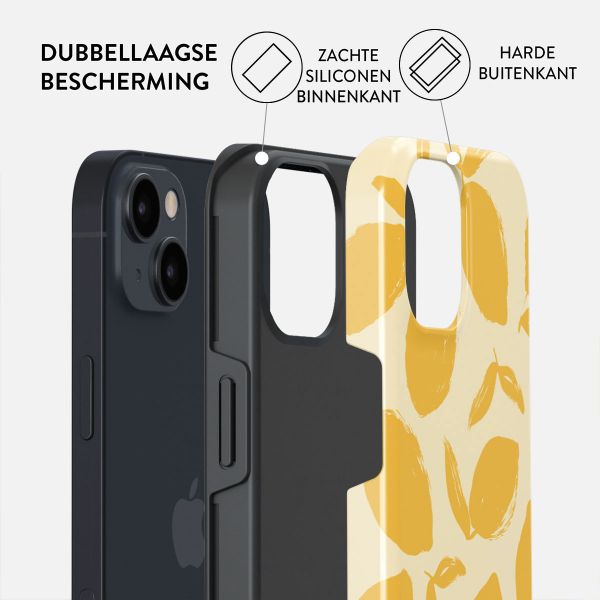 Burga Tough Backcover iPhone 15 - Lemon Tart