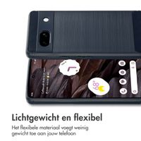 imoshion Brushed Backcover Google Pixel 7a - Donkerblauw