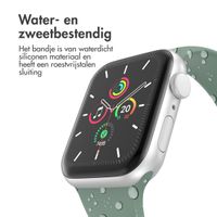 imoshion Siliconen⁺ bandje Apple Watch Series 1 t/m 9 / SE (38/40/41 mm) | Series 10 / 11 (42 mm) - Maat S/M - Pine