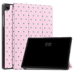 imoshion Design Trifold Bookcase Samsung Galaxy Tab A11 Plus / A9 Plus - Happy Dots