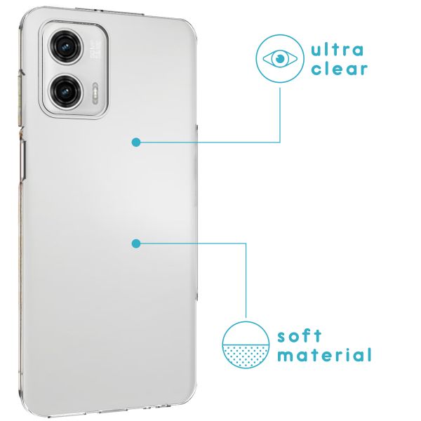 imoshion Softcase Backcover Motorola Moto G73 - Transparant