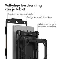 Accezz Rugged Backcover met schouderstrap Apple iPad 9 (2021) 10.2 inch / iPad 8 (2020) 10.2 inch / iPad 7 (2019) 10.2 inch - Zwart