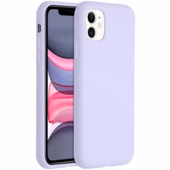 Accezz Liquid Silicone Backcover Apple iPhone 11 - Paars