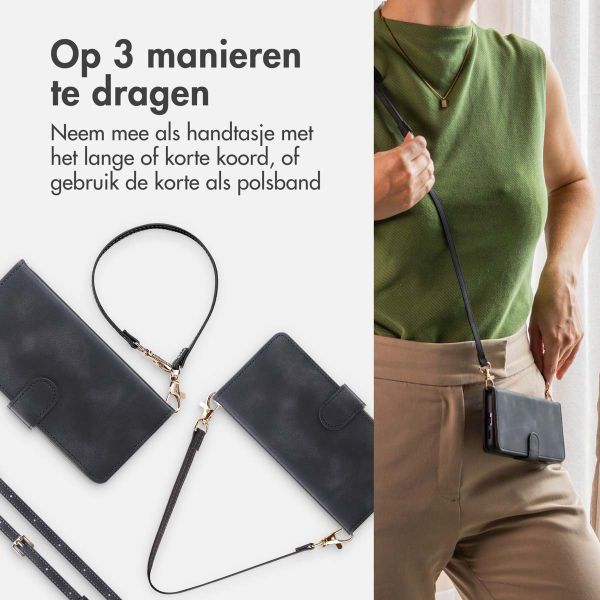 imoshion Bookcase met koord Apple iPhone 13 - Zwart