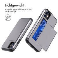 imoshion Backcover met pasjeshouder Apple iPhone 11 - Grijs