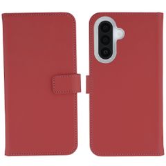Selencia Echt Leren Bookcase Samsung Galaxy A27 (5G) - Rood