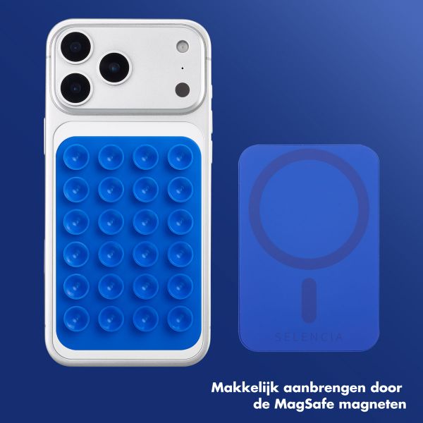 Selencia MagSafe zuignap telefoonhouder - Cobalt Blue