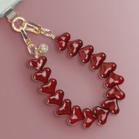 Selencia Lova Hartjes Polskoord - Burgundy