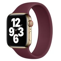 Apple Solobandje Apple Watch Series 1 t/m 10 / SE / Ultra (2) (44/45/46/49 mm) - Maat 10 - Plum