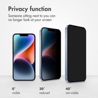 Accezz Tempered Glass Privacy Screen protector Apple iPhone 17e / 16e / 14 / 13 / 13 Pro