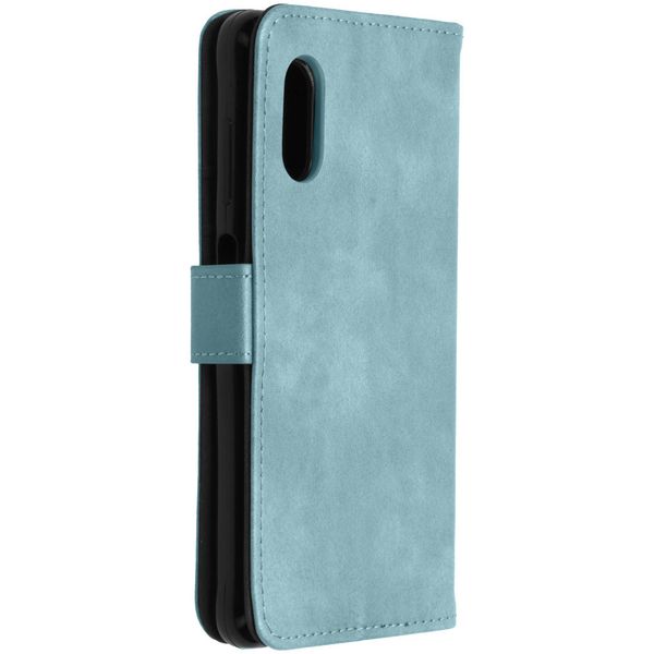 imoshion Luxe Bookcase Samsung Galaxy Xcover Pro - Lichtblauw