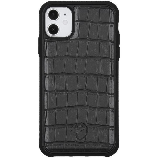 imoshion 2-in-1 Wallet Bookcase iPhone 11 - Black Crocodile