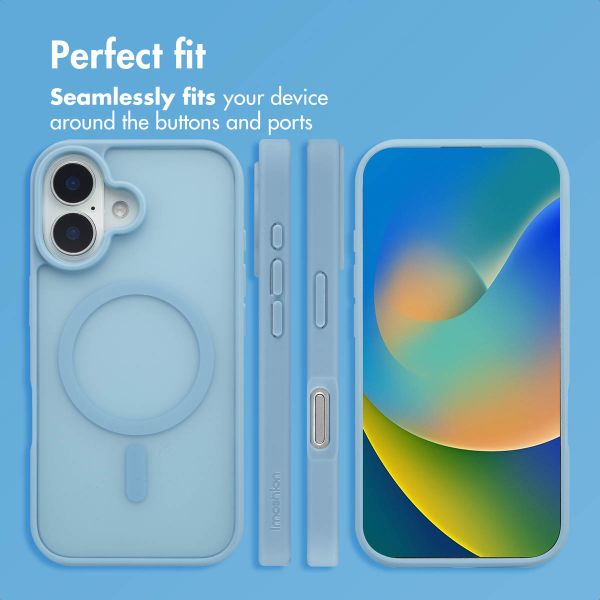 imoshion Colour Guard Back Cover with MagSafe Apple iPhone 16 - Light blue