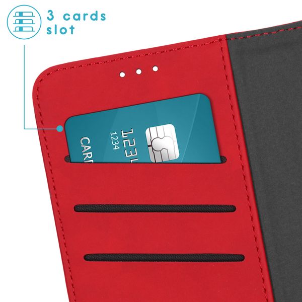 imoshion Uitneembare 2-in-1 Luxe Bookcase Samsung Galaxy S23 Ultra - Rood