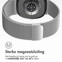 imoshion Milanees magnetisch bandje Samsung Galaxy Watch 8 (40/44mm) / Classic (46mm) - Zilver