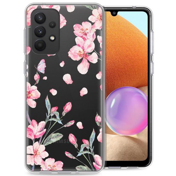 imoshion Design hoesje Samsung Galaxy A33 - Bloem - Roze