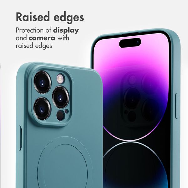 imoshion Colour Back Cover with MagSafe Apple iPhone 14 Pro Max - Smoke Green