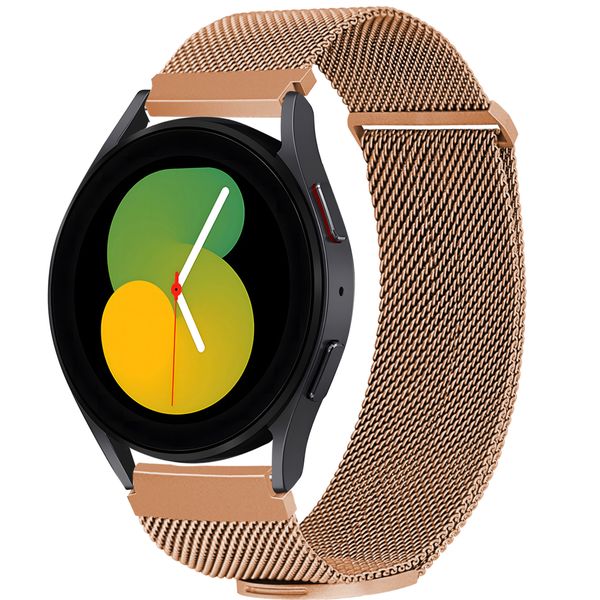 imoshion Milanees magnetisch bandje Samsung Galaxy Watch 5 (40 mm) - Rosé Goud