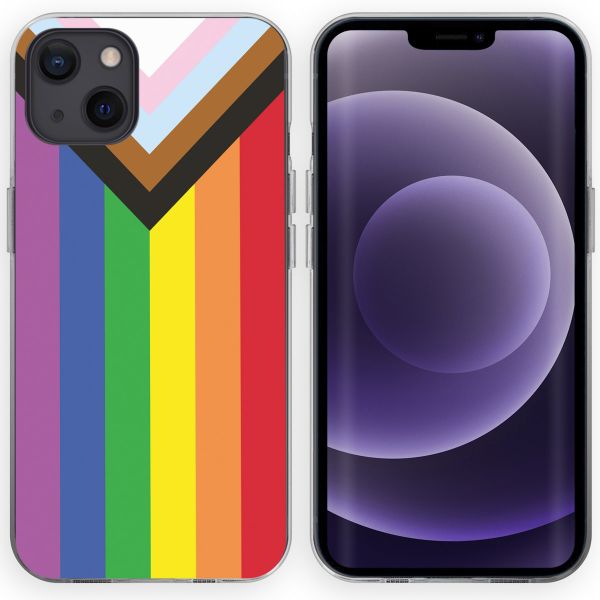 imoshion Design hoesje iPhone 13 - Rainbow flag