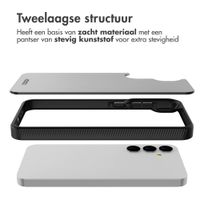 Accezz Rugged Frosted Backcover Samsung Galaxy A35 - Zwart