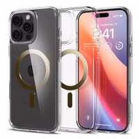 Spigen Ultra Hybrid Backcover MagSafe Apple iPhone 16 Pro Max - Goud