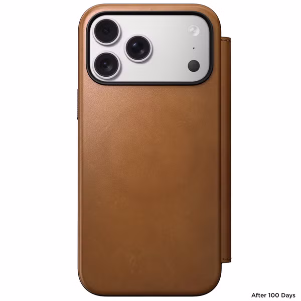 Nomad Modern Leather FolioBookcase Apple iPhone 17 Pro Max - English Tan
