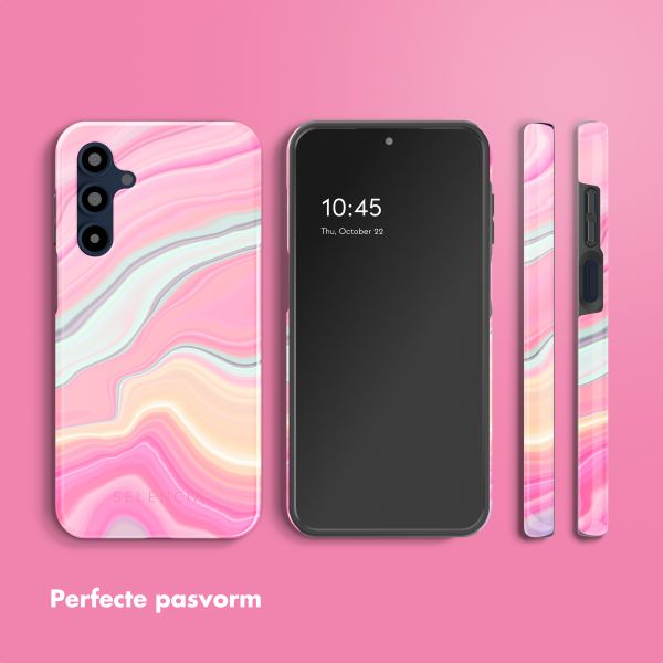 Selencia Vivid Tough Backcover Samsung Galaxy A16 - Pastel Lipstick Marble