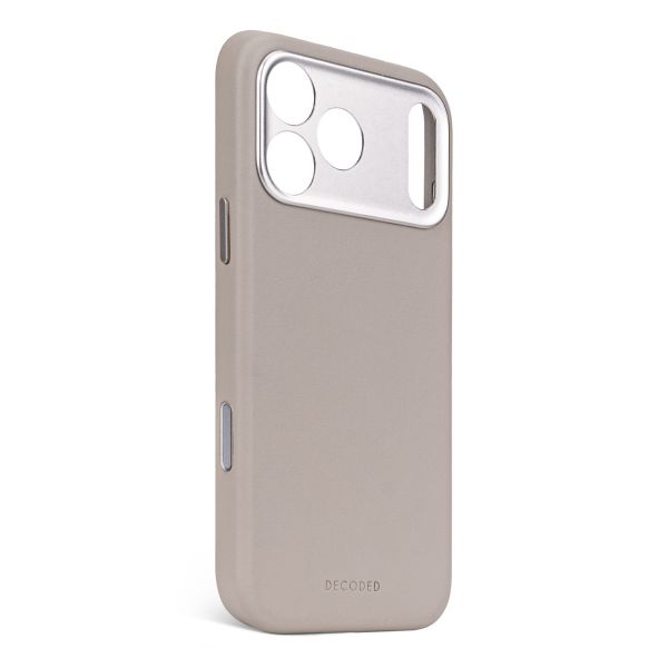 Decoded Leather Backcover MagSafe Apple iPhone 17 Pro Max - Solid Clay