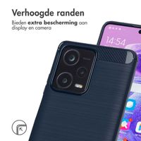 imoshion Brushed Backcover Xiaomi Redmi Note 12 Pro Plus - Donkerblauw