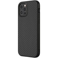 RhinoShield SolidSuit Backcover iPhone 12 (Pro) - Carbon Fiber Black