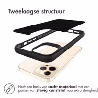 imoshion Rugged Hybrid Carbon Case Apple iPhone 12 Pro Max - Zwart