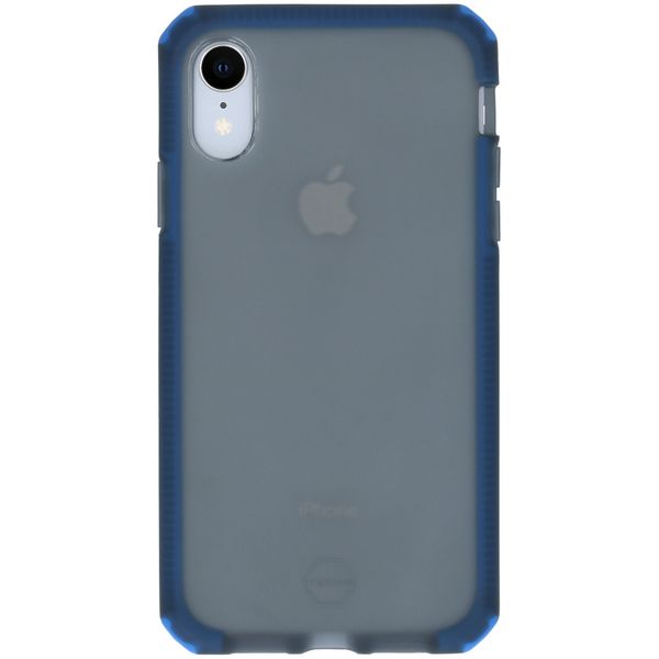 Itskins Supreme Frost Backcover iPhone Xr - Zwart / Donkerblauw