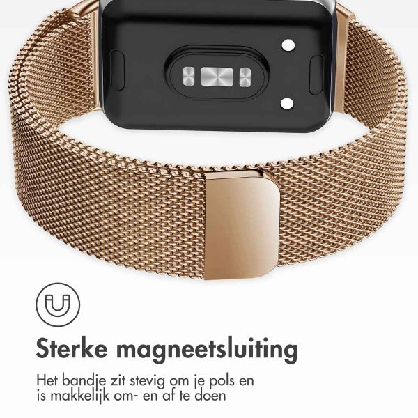 imoshion Milanees magnetisch bandje Samsung Galaxy Fit 3 - Rosé Goud