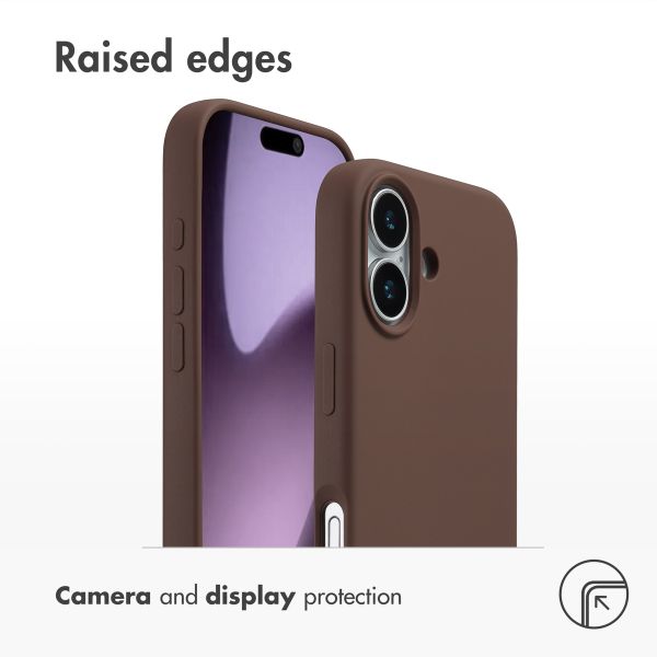 Accezz Liquid Silicone Back Cover with MagSafe Apple iPhone 17 - New Tea Brown