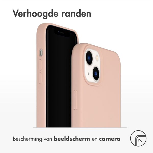 Accezz Liquid Silicone Backcover Apple iPhone 14 Plus - Roze