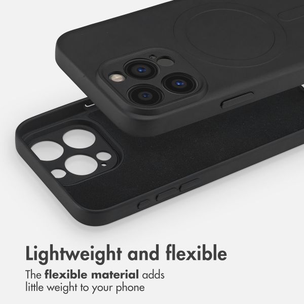 imoshion Colour Back Cover with MagSafe Apple iPhone 15 Pro Max - Black