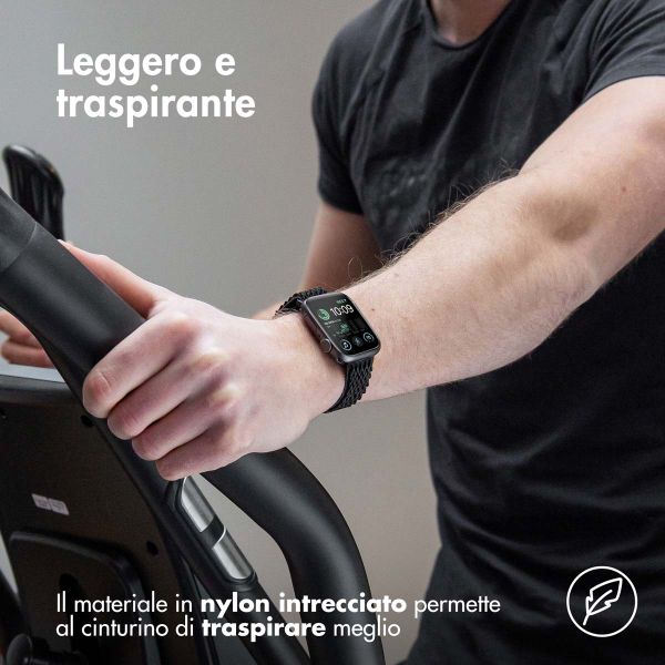 imoshion Elastisch nylonbandje  - Universeel 22 mm aansluiting - Zwart