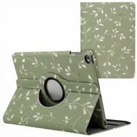 imoshion 360° Draaibare Design Bookcase Apple iPad 6 (2018) 9.7 inch / iPad 5 (2017) 9.7 inch - Green Flowers