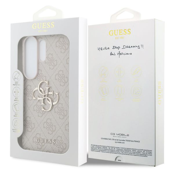 Guess 4G Metal Logo Backcover Samsung Galaxy S26 Ultra - Roze