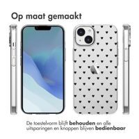 imoshion Design hoesje iPhone 14 - Hartjes - Zwart