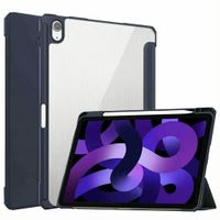 imoshion Trifold Hardcase Bookcase Apple iPad Air 11 inch (2025) M3 / (2024) M2 / Air 5 (2022) / Air 4 (2020) - Donkerblauw