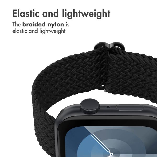 imoshion Woven nylon strap Apple Watch | 44/45/46/49 mm - Black