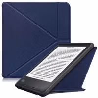 imoshion Vouwbare Bookcase Kobo Libra 2 / Tolino Vision 6 - Donkerblauw