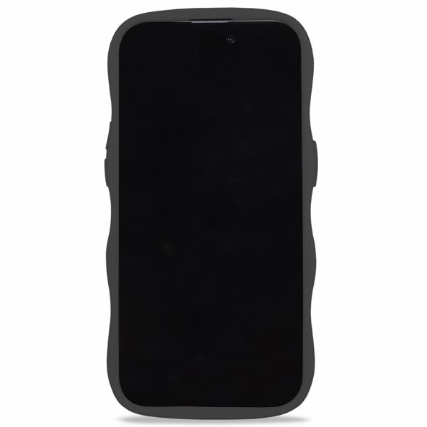 Holdit Wavy Case iPhone 14 Pro - Black / Mirror