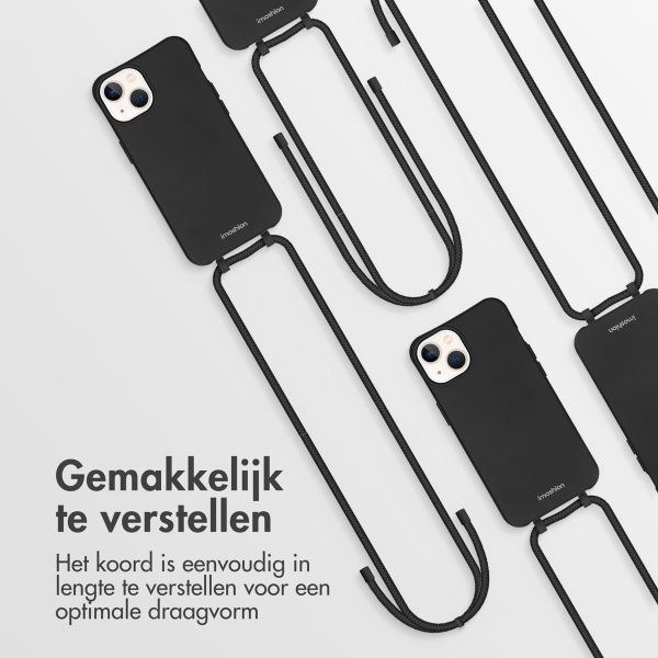 imoshion Color Backcover met afneembaar koord Apple iPhone 13 - Zwart