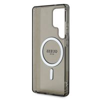 Guess MagSafe IML Glitter Gradient Case Samsung Galaxy S25 Ultra - Zwart